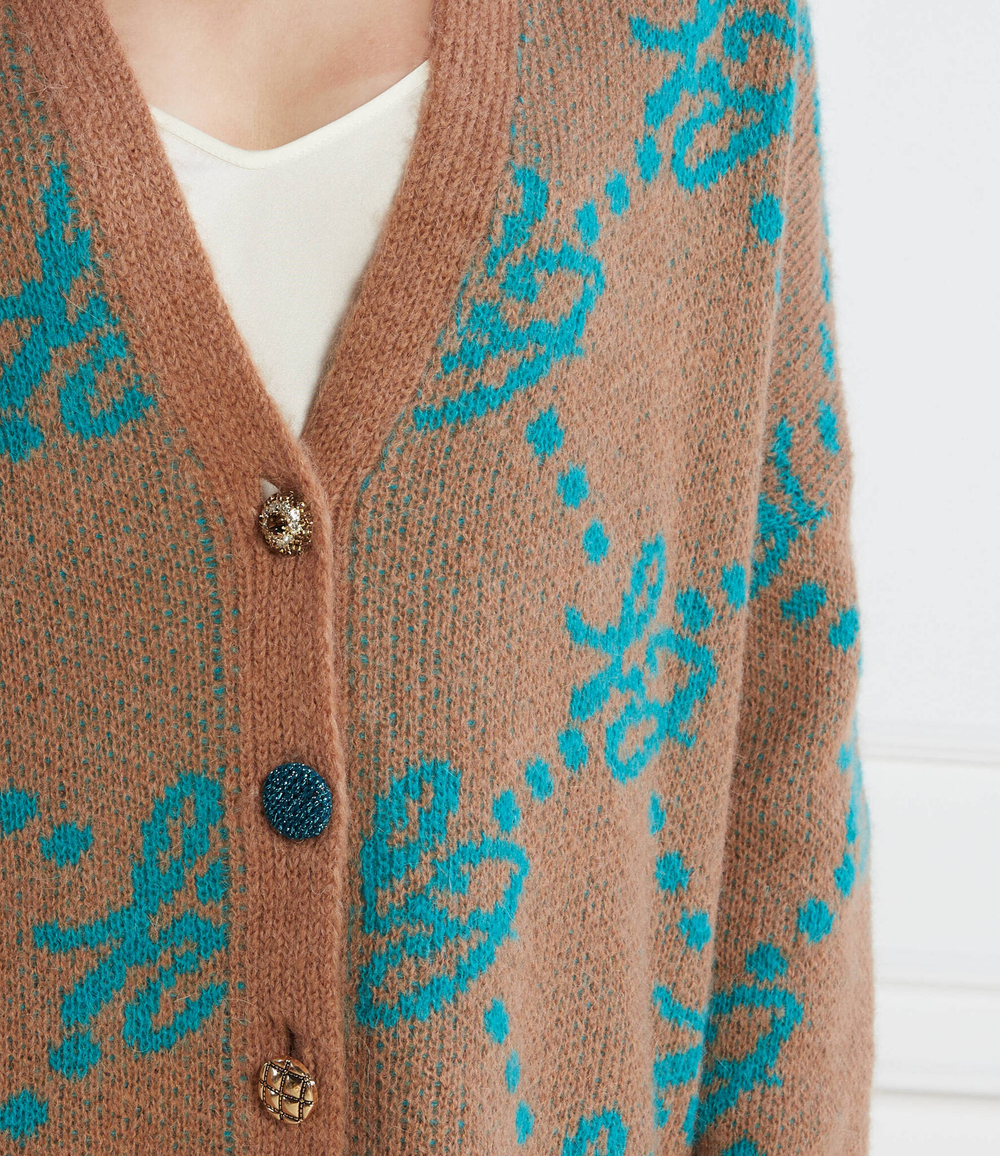 Кардиган Liu Jo - коричневый(MF3226 MAG71)