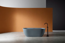 Ванна из искусственого камня ABBER Frankfurt AM9941G серая