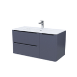 Тумба с умывальником IDDIS Edifice, подвесная, 100 см, темно-серый, EDI10D0i95K