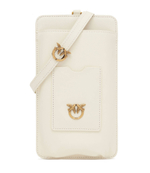 Кожаная сумка для телефона PHONE FOLDER VITELLO MORBIDO Pinko - кремовый(101773 A0QO)