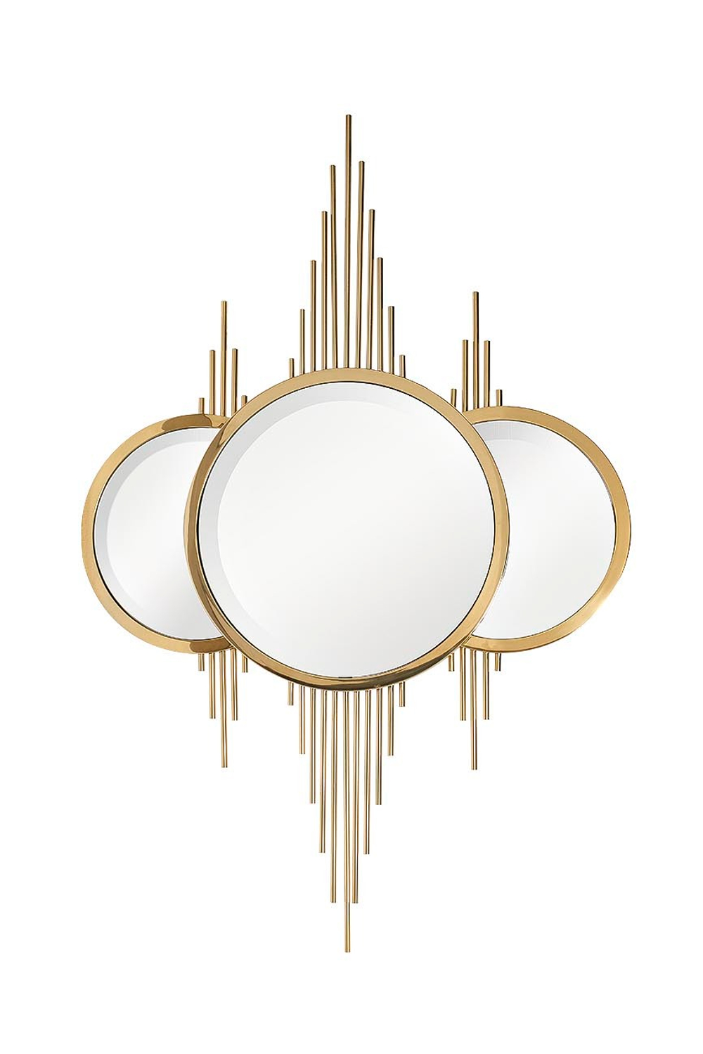 Зеркало декоративное 80х120см Garda Decor золотое стиль ар-деко