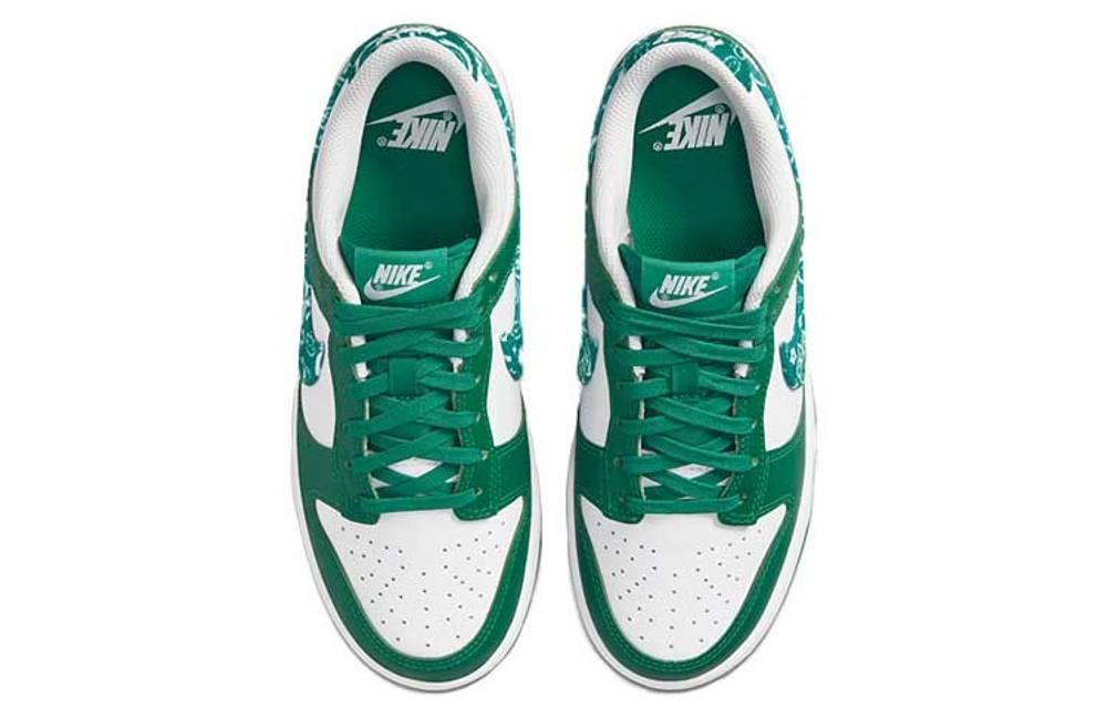 Кроссовки Nike Dunk Low Ess "Green Paisley" (Женская размерная сетка)