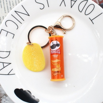Брелок Pringles cheesy, оранжевый