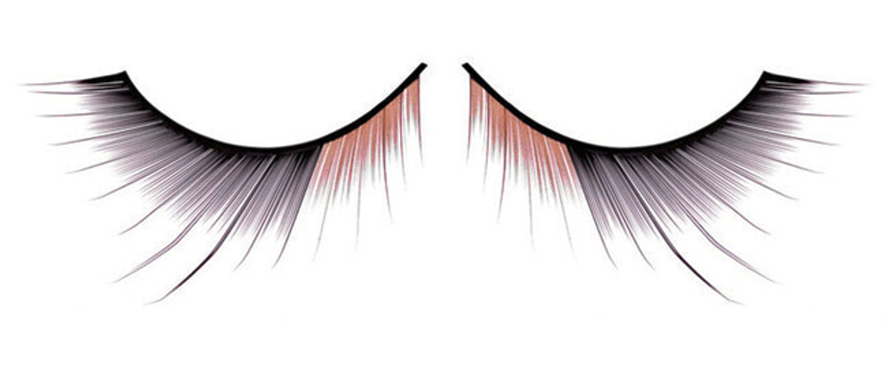 Ресницы черно-коричневые Deluxe (Цвет: черно-коричневый)