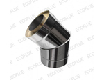Колено-сэндвич 135°, 250/350 мм нерж. (AISI 409-1 мм./430-0,5 мм.), ECOFLUE