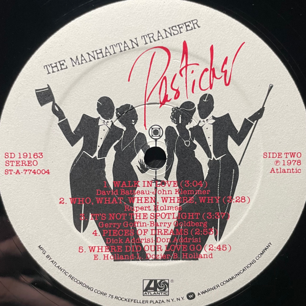 The Manhattan Transfer ‎– Pastiche (США 1978г.)
