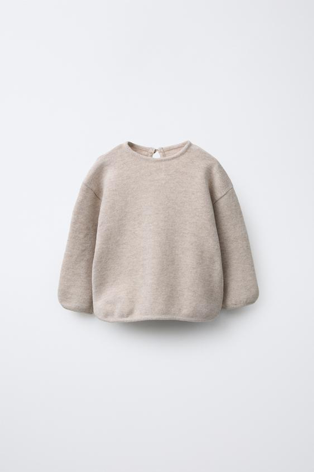 ZARA ФУТБОЛКА SOFT TOUCH, БЕЖЕВЫЙ