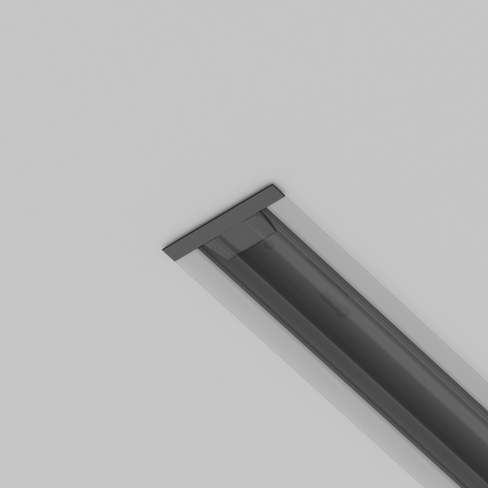 Заглушка  для однофазного встраиваемого шинопровода  Maytoni Technical TRA002EC-11B  черный