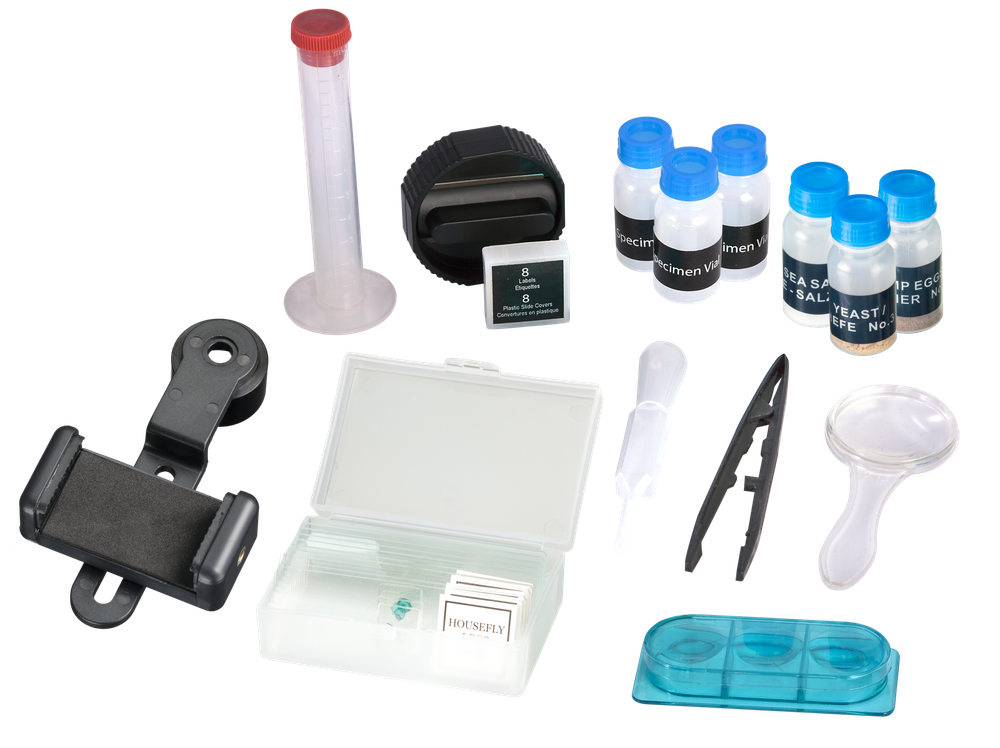 Микроскоп Bresser National Geographic 40 640x, с адаптером для смартфона