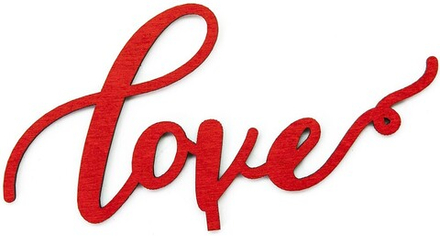 Топпер, Love, Красный