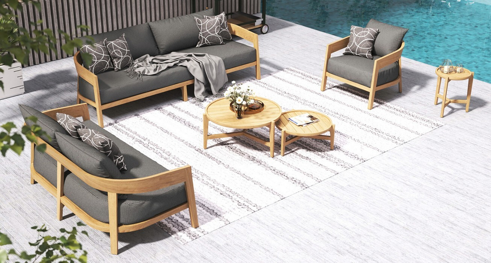 Диван из тика VENTO 3-х местный