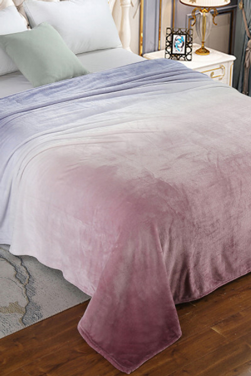 Плед Юта-Текс Wellsoft Luxe Евро Ombre Дымка