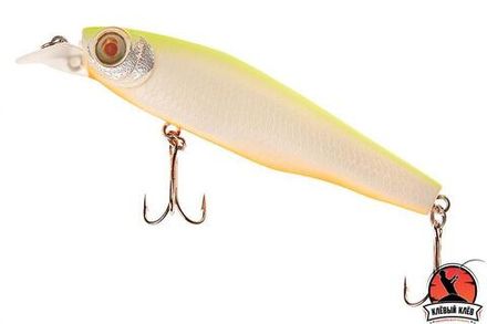 Воблер ADUSTA Twitch Shiner Jumper 90F 12гр #046 Yellow Chart