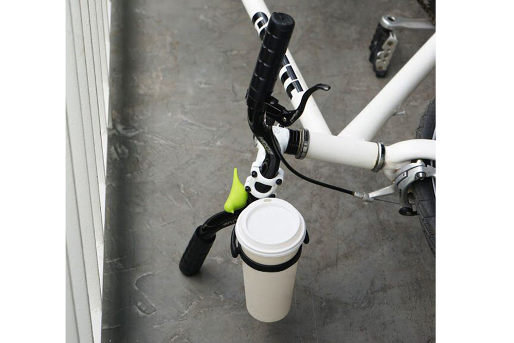 Держатель для стаканов bird, черный/зеленый