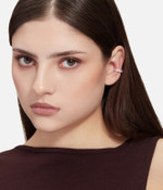 Серьга каффа Sparkle White