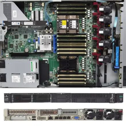 Сервер - HP ProLiant DL360 Gen10 (8) SFF 128gb (4x32) ddr4 2400, no hdd, 2xGOLD 6254 , Raid P408i-a 4gb, psu 2x 500w