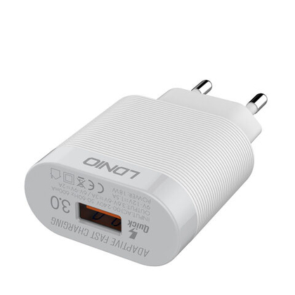 СЗУ 18W Quick Charge с кабелем lightning 1USB A303Q LDNIO