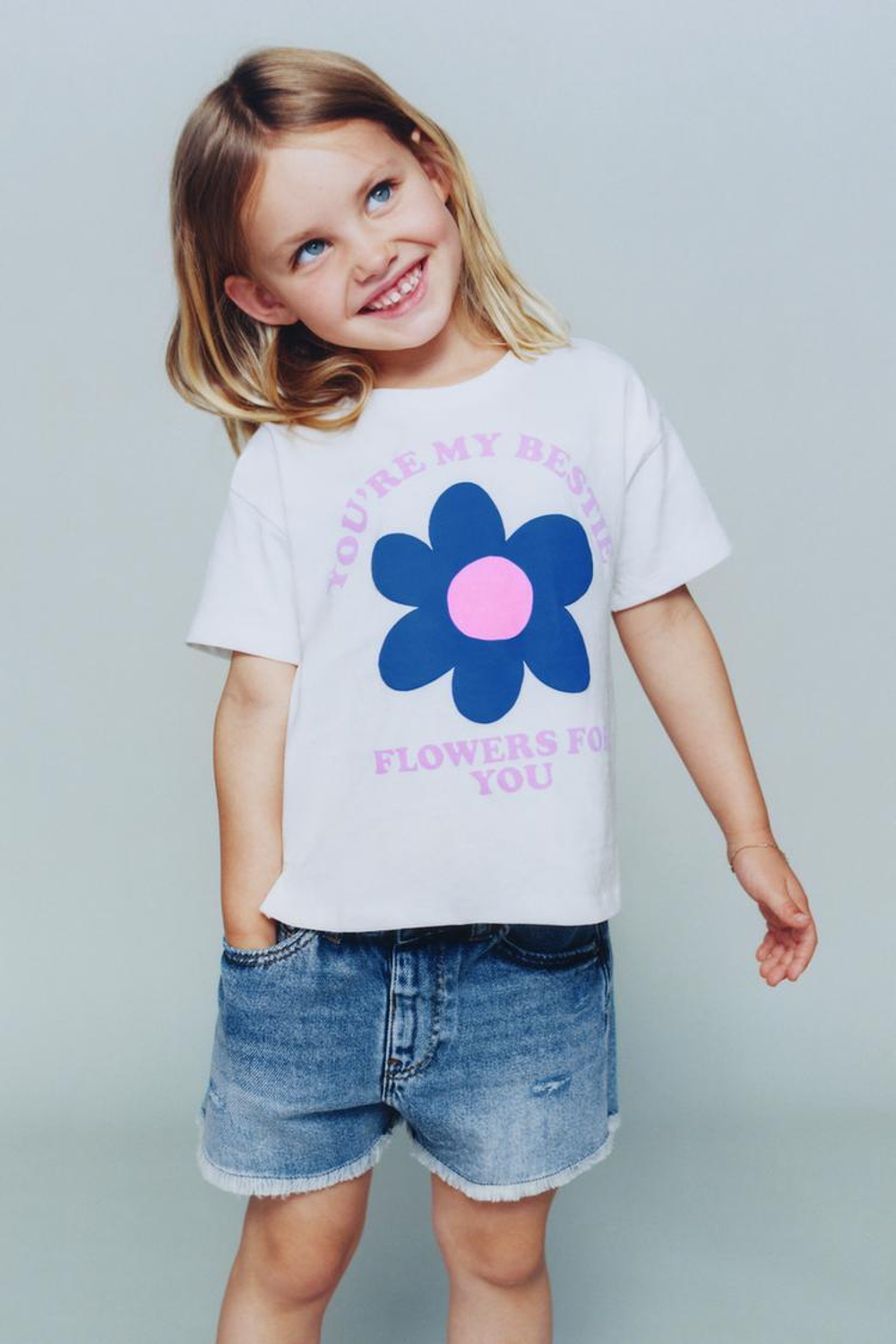 ZARA ФУТБОЛКА С РЕЛЬЕФНЫМ ПРИНТОМ, БЕЛЫЙ