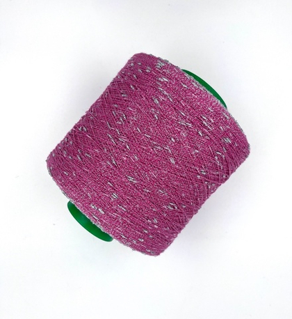 Люрексовые шишибрики на хлопке, 1000 м в 100 г, барби