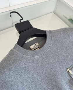 Свитшот Hermes серый