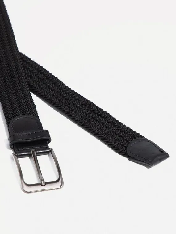 Ремень женский, ширина 3,5 см, пряжка металл, цвет чёрный