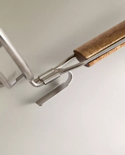 ZARA HOME ДУРШЛАГ ИЗ МЕТАЛЛА И ДЕРЕВА, СВЕТЛО-БЕЖЕВЫЙ