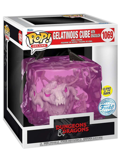 Фигурка Funko POP! Deluxe D&D Gelatinous Cube with Dracolich (GW) (Exc) (1069) 84422