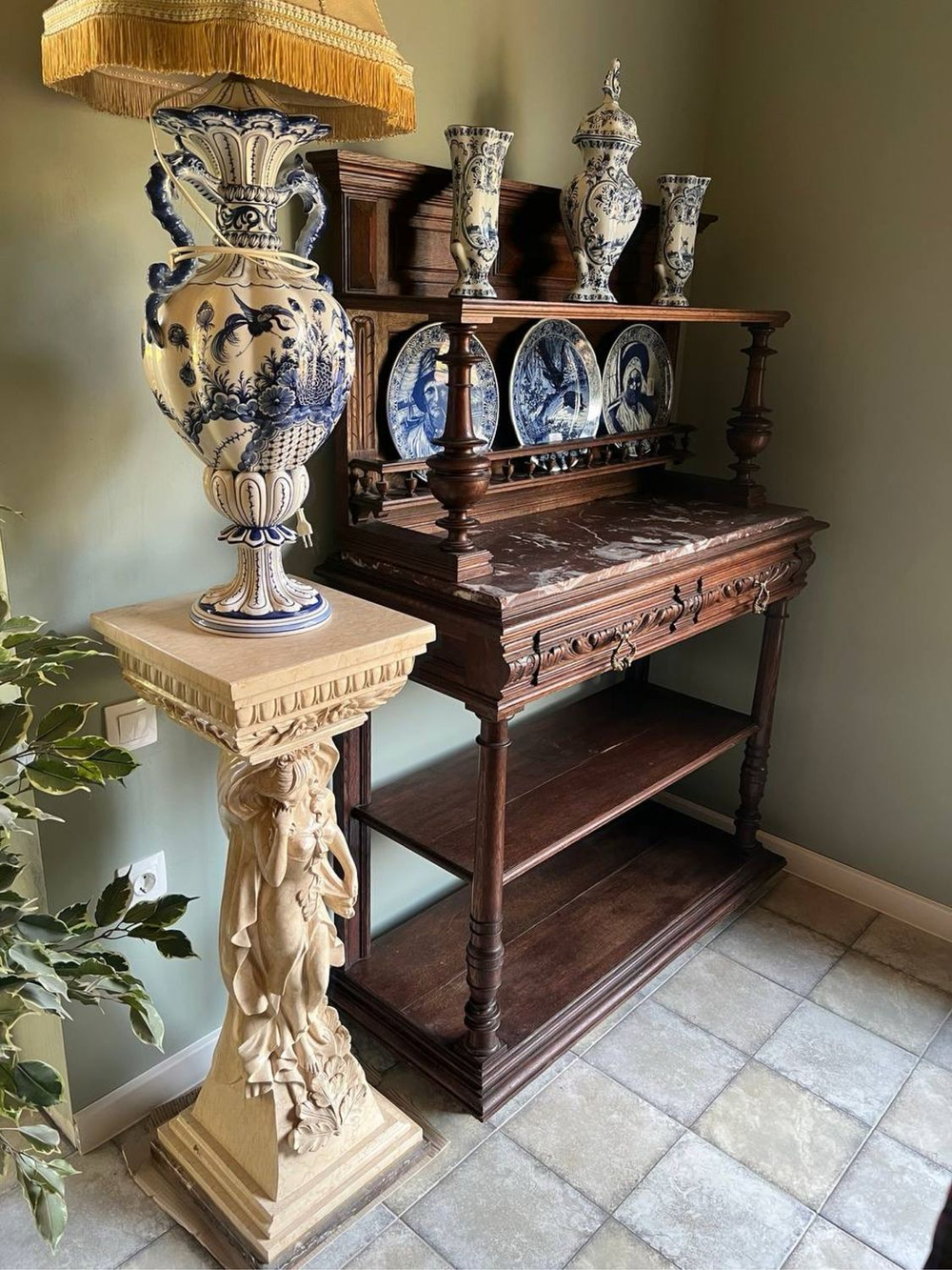 Старинная десертница