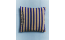 Zara Home наволочка декоративная из полиэстера, синий, в полоску, 45x45 см