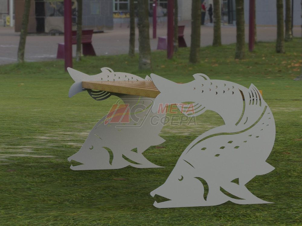 Лавка уличная Фиш