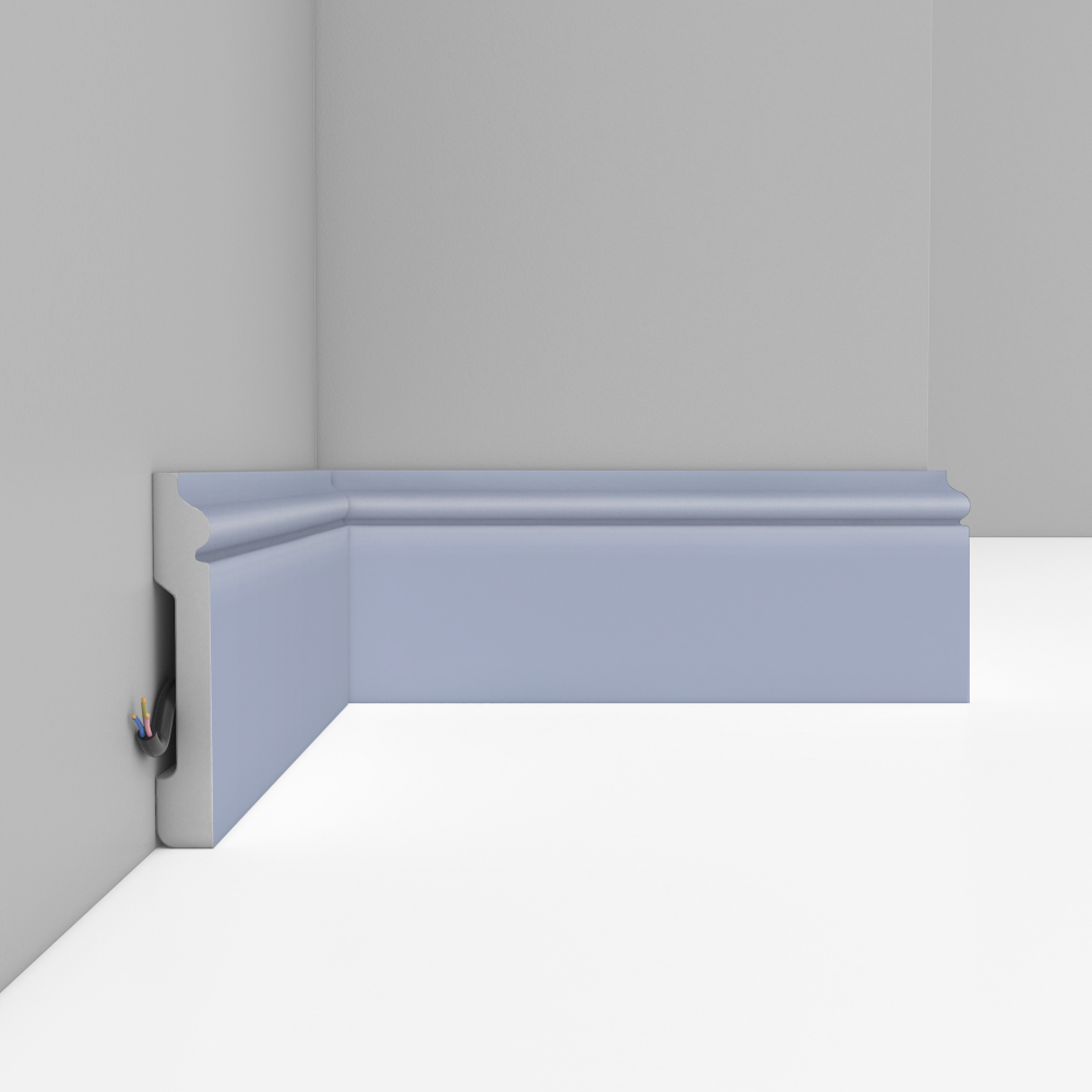 Плинтус напольный Decomaster ECO LINE D005-117 79х13х2400мм