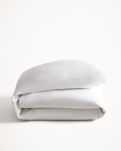 ZARA HOME ЛЬНЯНОЙ ПОДОДЕЯЛЬНИК, БЕЛЫЙ