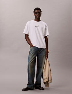 Футболка Calvin Klein Monologo Relaxed Tee Bright White
