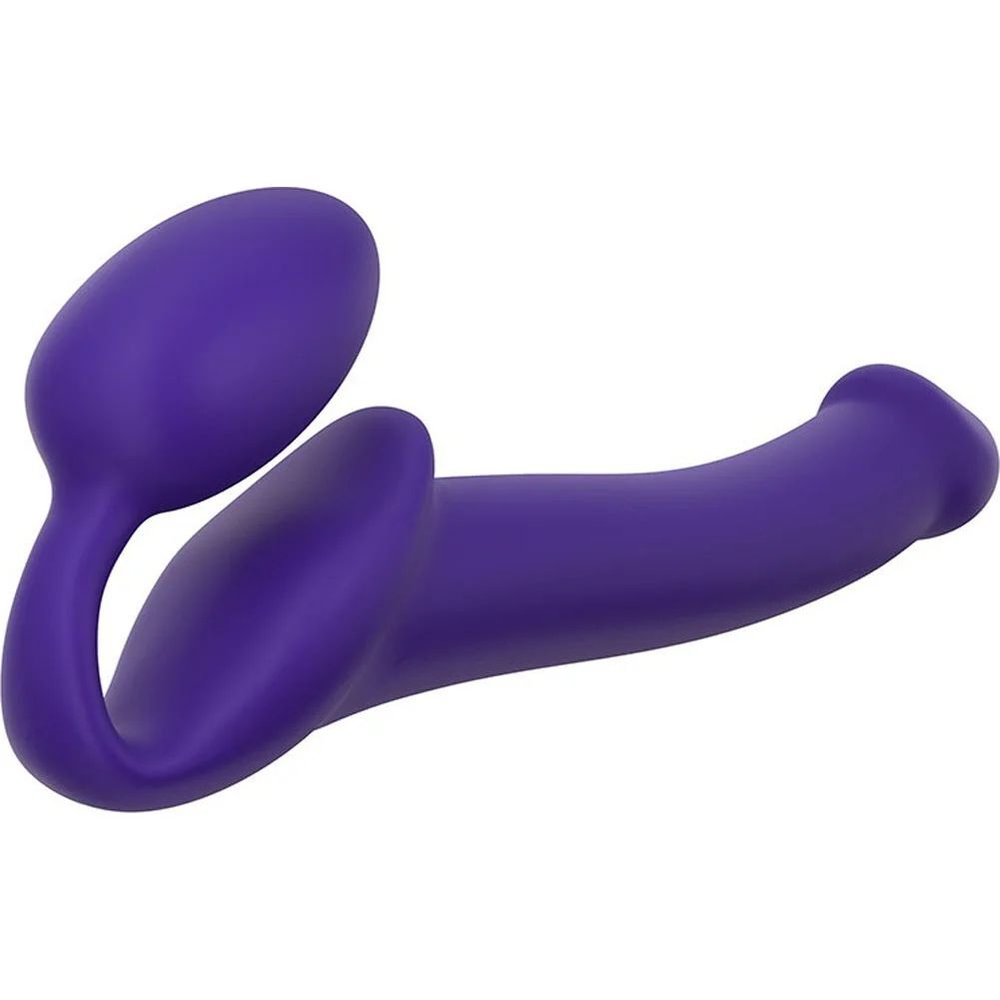 Безремневой страпон Strap-on-me Silicone Bendable, 15,6 см