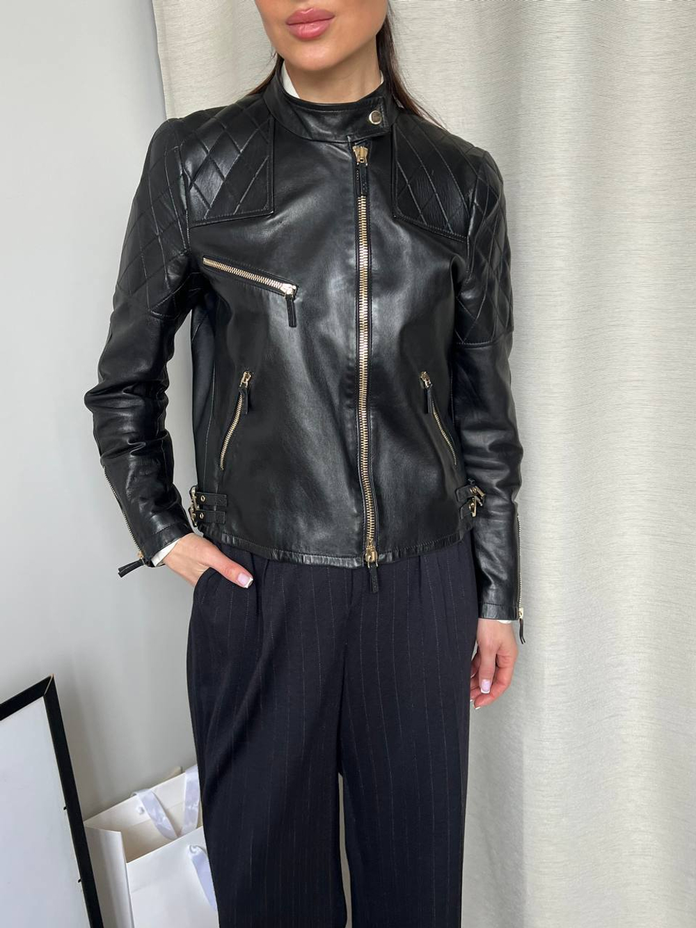 Кожаная куртка Gucci, xs, оригинал