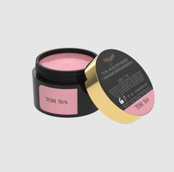 Опция Гель моделирующий камуфлирующий №4 самовыравнивающийся, тёмно-розовый (холодный), 15мл