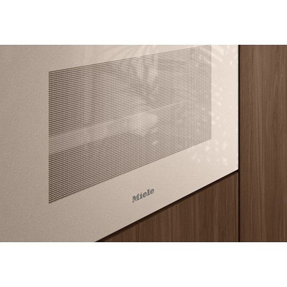 Компактный духовой шкаф с СВЧ Miele H7440 BMX Pearlbeige