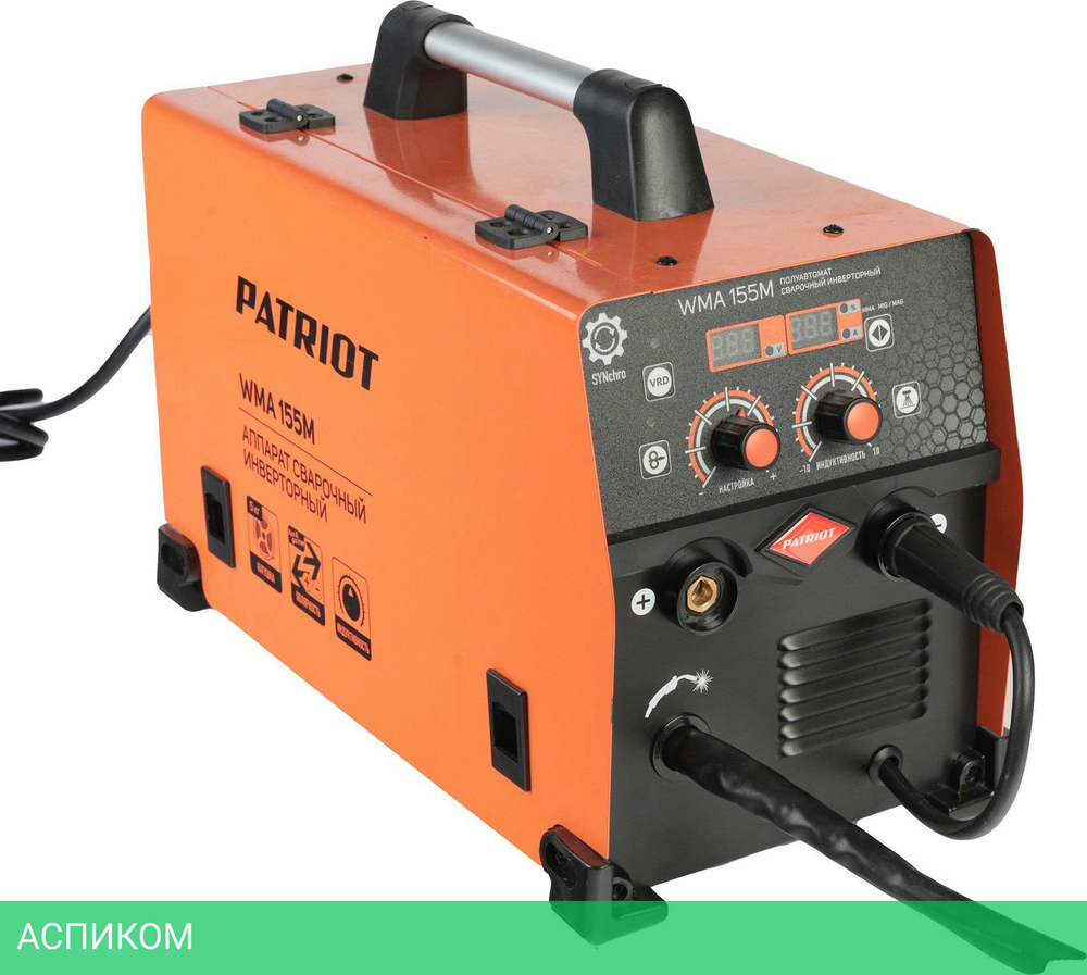 Сварочный инвертор Patriot WMA 155 M MIG-MAG/ММА (605302140)