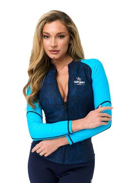 Куртка неопреновая женская Sargan Sport 1061/BL 2 мм синяя