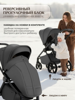 Коляска 3 в 1 Sweet Baby SBL Elegante Therma Colore + автокресло Premier Grey Dark Grey