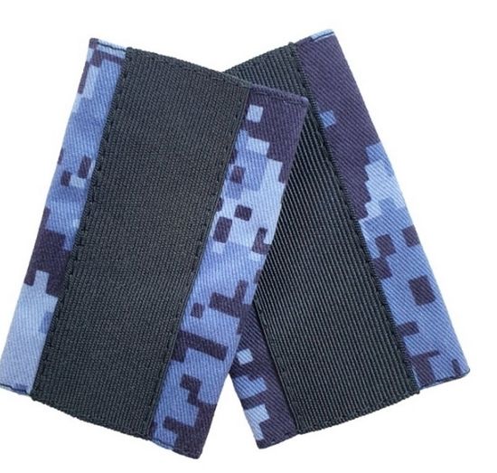 Фальшпогоны "(ФСИН) Росгвардия" синяя точка (Старшина)