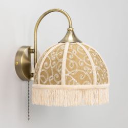 Citilux Базель CL407315 Бра с абажуром Вышивка и выключателем