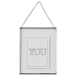 Фоторамка IKEA LERBODA (ЛЕРБОДА), Серебристый, 20х25 см