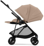 Коляска Cybex Melio Carbon 2 в 1 Almond Beige/Magic Black с дождевиками