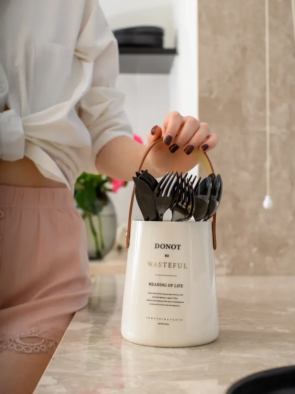 Подставка для столовых приборов