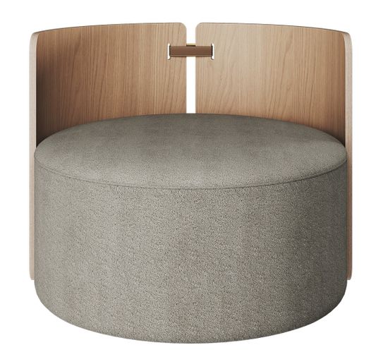 Кресло крутящееся Lagom 800 цвет капучино/натуральный дуб