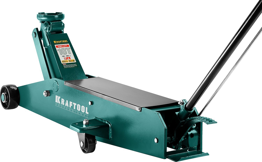 KRAFTOOL HIGH-LIFT 10т 160-560мм подкатной домкрат для тяжелой техники