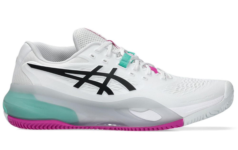 Теннисные кроссовки Asics Gel-Resolution X Clay - white/aurora green