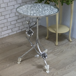 Столик декоративный Роза Сангрия Айс