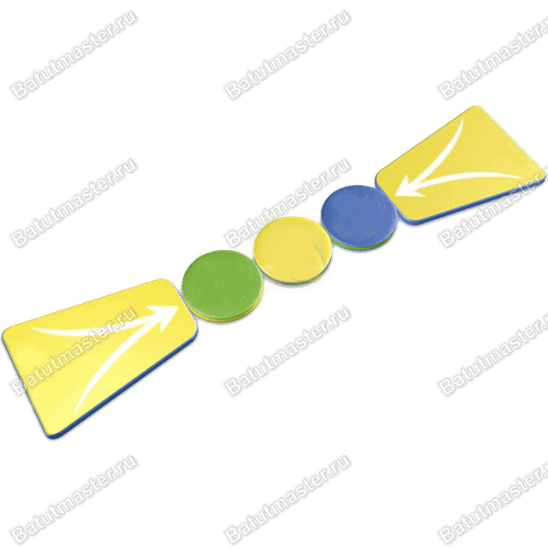 Элемент водного парка «Скользкий мост», 7×2×0,5 м